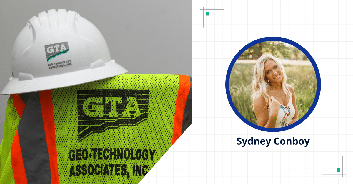 Sydney Conboy’s Journey at GTA: From Intern to Geotechnical ...